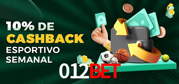 10% de bônus de cashback na 012Bet